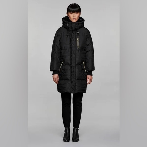 MACKAGE Kandee Down Coat In Monochrome Camo Print - Picture 15 of 15